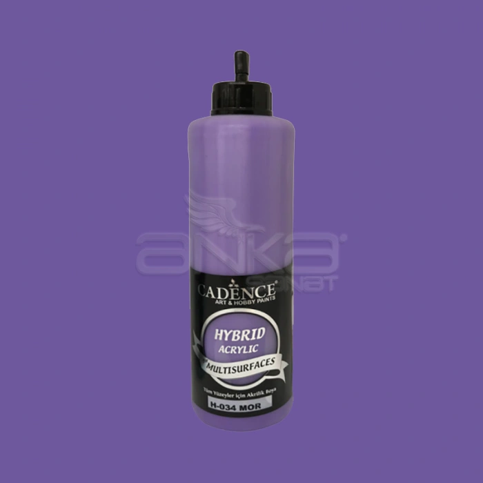 Cadence Hybrid Acrylic For Multisurfaces Tüm Yüzeyler İçin Akrilik Boya 500ml H034 Mor
