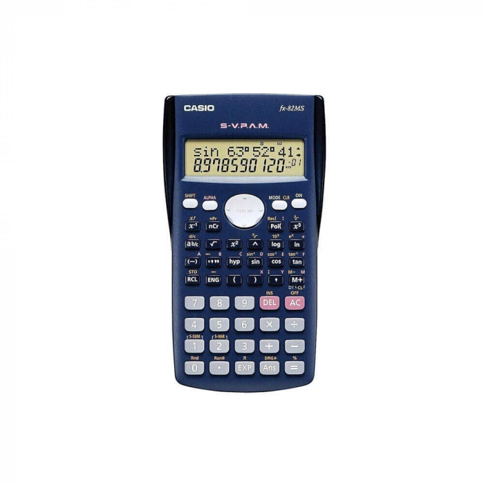 Casio FX82MS Hesap Makinesi 10+2 Hane Bilimsel Fonksiyonlar