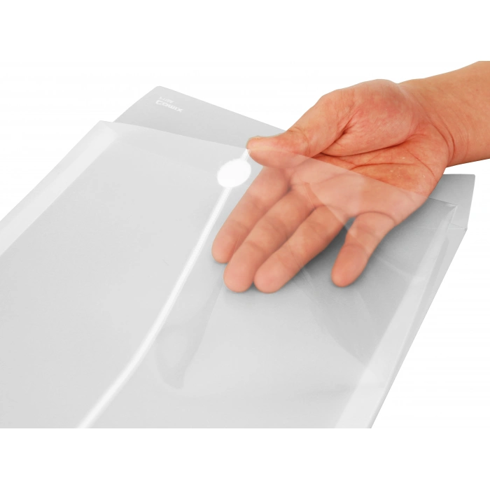 Comix Cırtcırtlı Dosya Körüklü Dikey Şeffaf Renkler F118A