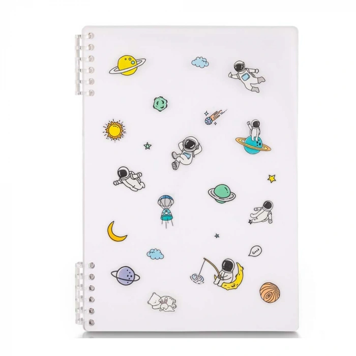 Deli Loose-Leaf Sticker Kapak Notebook A4 Çizgili 24507
