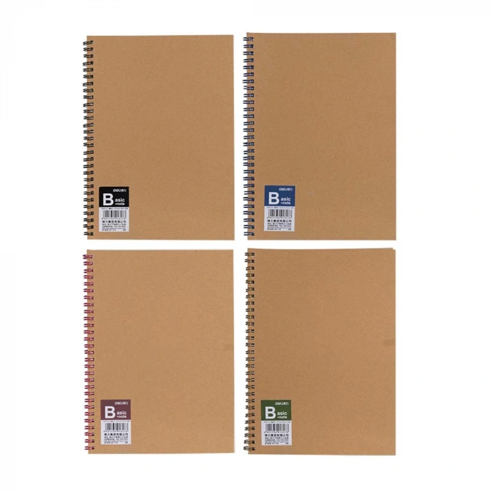 Deli Spiral Kraft Notebook LB560-05