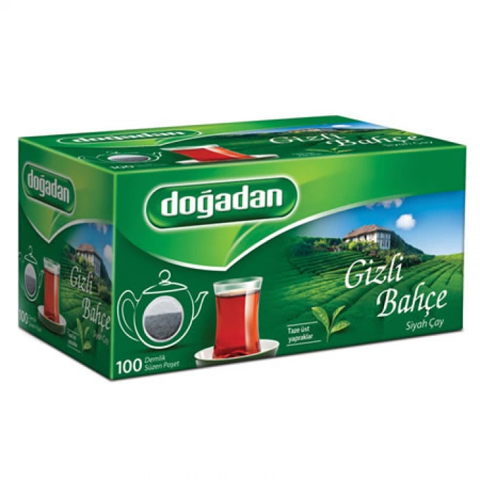 Doğadan Gizli Bahçe Demlik Poşet Çay (100 lü Paket)