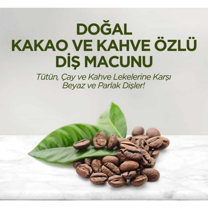 Doğal Kakao ve Kahve Özlü Diş Macunu 90 ml