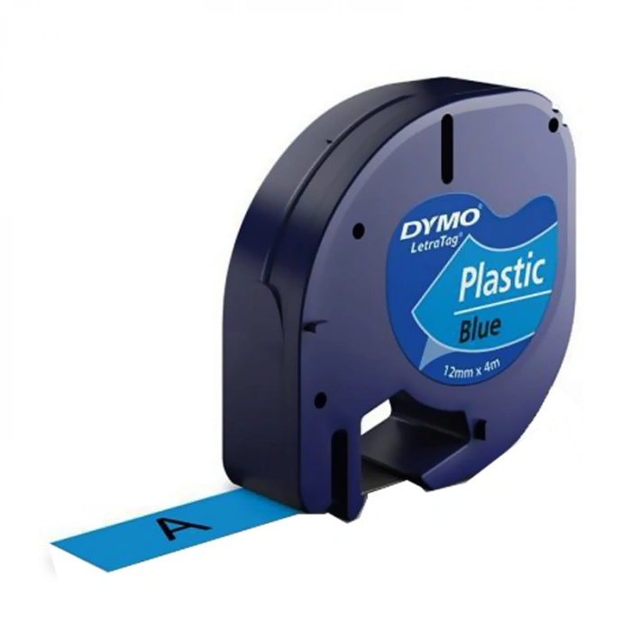 DYMO 59426 LETRATAG PLASTİK ŞERİT 12mmx4m MAVİ