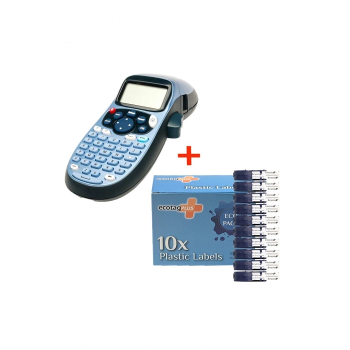 Dymo Letratag Etiket Yazıcısı Ve Ecotag Kağıt Şerit Etiket Beyaz 10 Lu