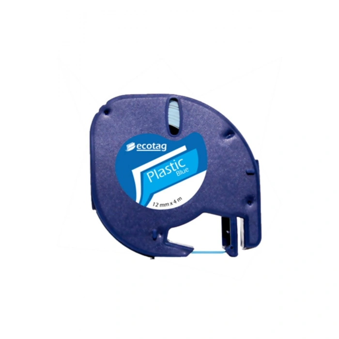 Dymo Letratag Muadili Mavi Thermal Plastik Şerit Etiket 10lu