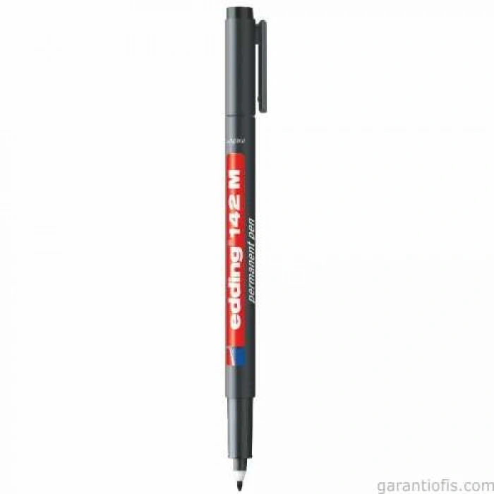 Edding 142M Siyah Permanent Asetat Kalemi