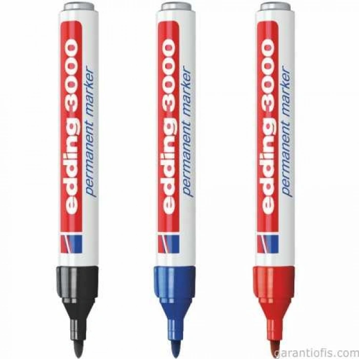 Edding 3000 Mavi Permanent Marker Endüstriyel Kalem