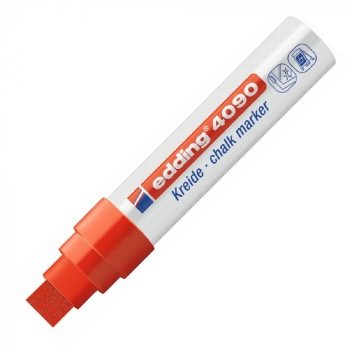 Edding 4090 Tebeşir ve Cam Kalemi Likit Kırmızı