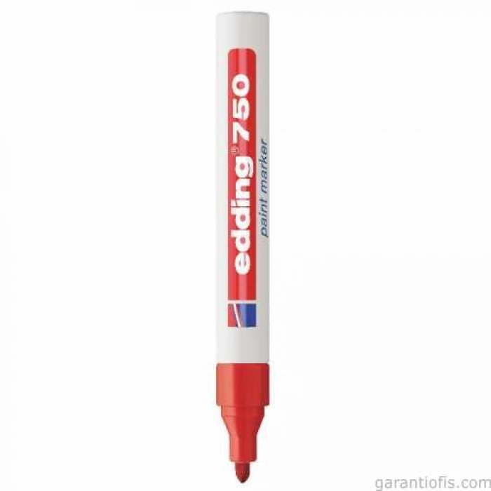 Edding 750 Tam Örtücü Kırmızı Boya Kalemi (Paint Marker)