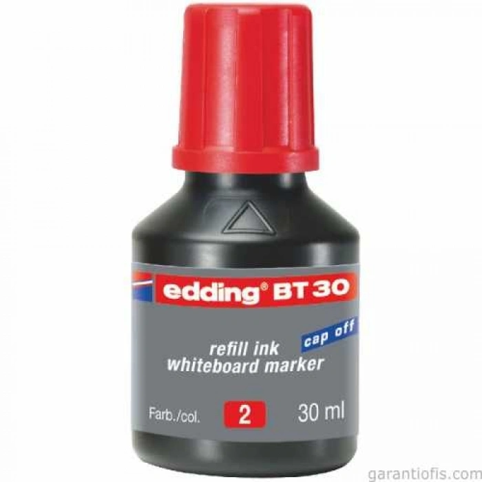 Edding BT 30 Kırmızı Renk Tahta Kalemi Yedek Mürekkebi