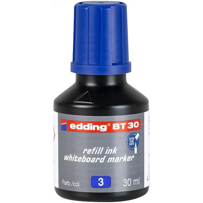 EDDİNG BT30 MAVİ TAHTA KALEMİ MÜREKKEBİ 30 ml