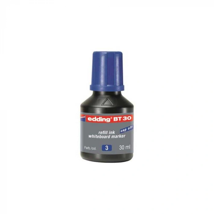 Edding E-Bt30 Beyaz Tahta Kalemi Yedek Mürekkep 30 ml Mavi