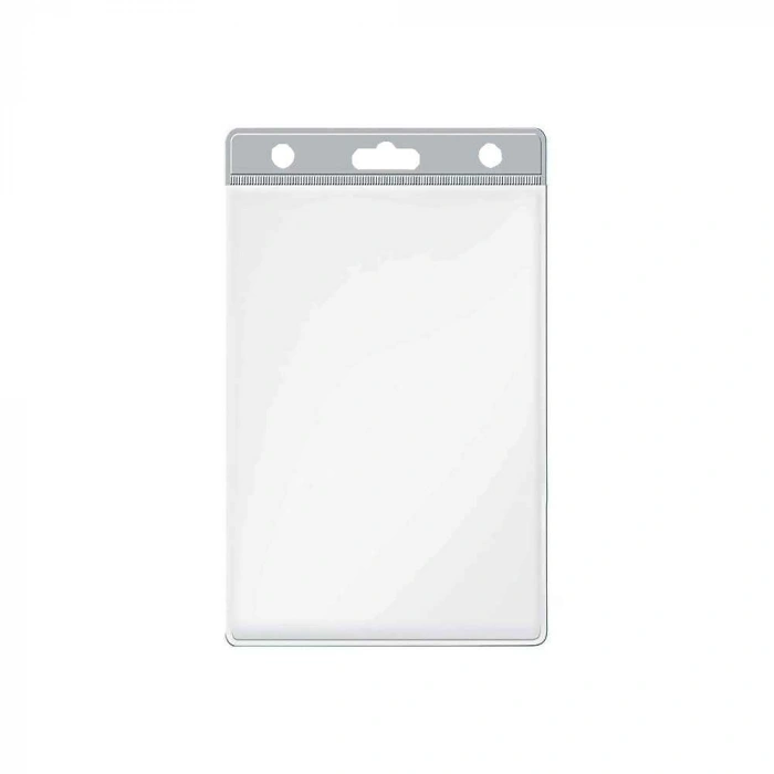 Sarff Kart Poşeti Pvc Dikey Şeffaf Şeritli 100lü