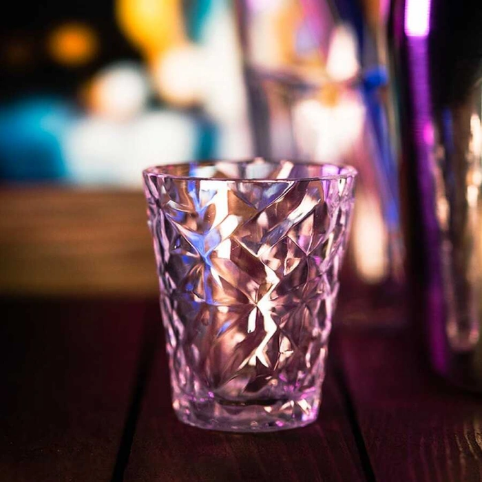 Exclusive Polikarbonat Prizma Shot Bardağı Şeffaf 20 cc - 7 Adet