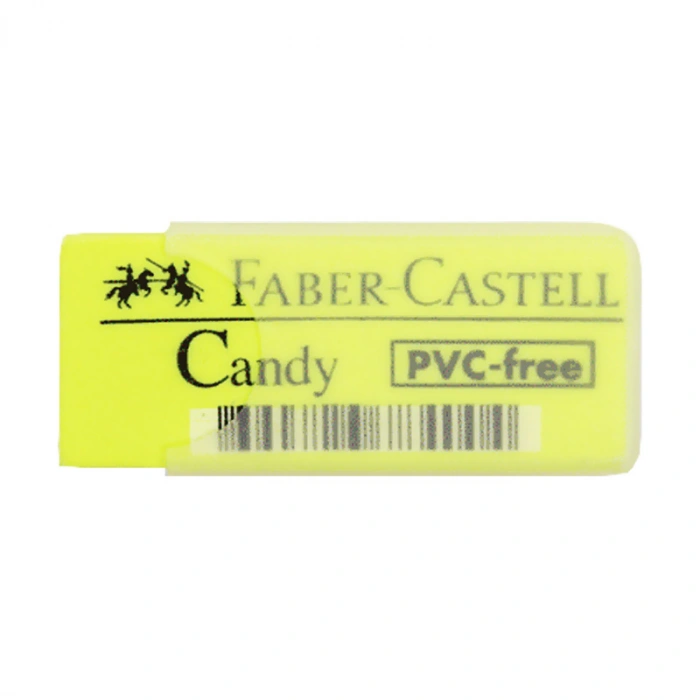 FABER-CASTELL CANDY PLASTİK KILIFLI RENKLİ SİLGİ (784000)