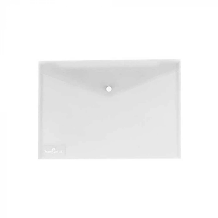 Faber Castell Çıtçıtlı Şeffaf Dosya A4