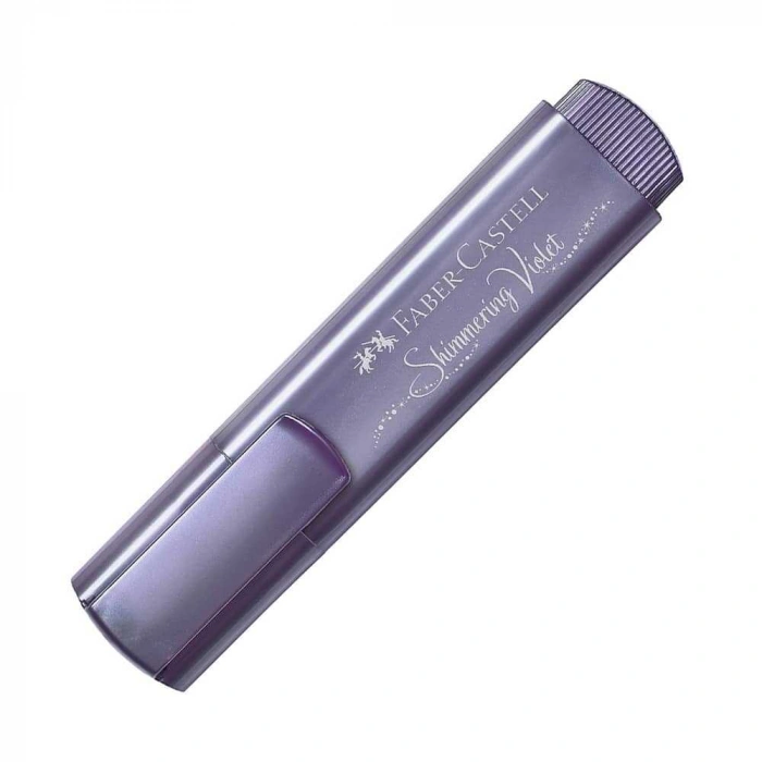 Faber-Castell Fosforlu Kalem 46 Metalik Mor