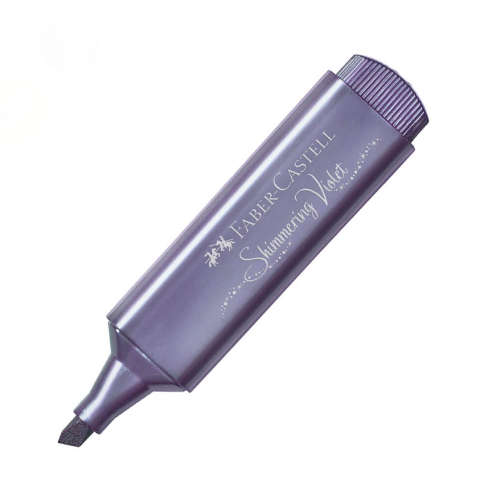 Faber Castell Fosforlu Kalem Metalik Renk Mor 154678