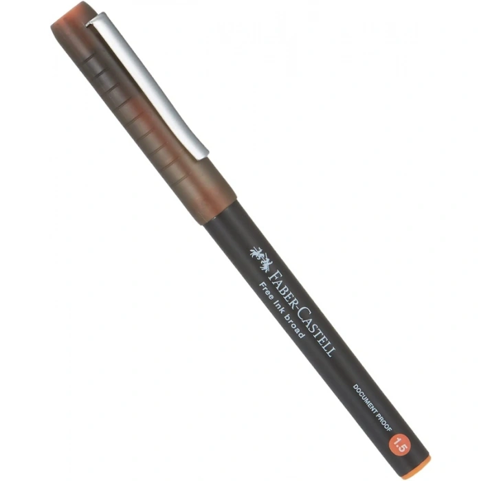 FABER-CASTELL FREE İNK BROAD ROLLER KALEM 1.5 TURUNCU (348315)