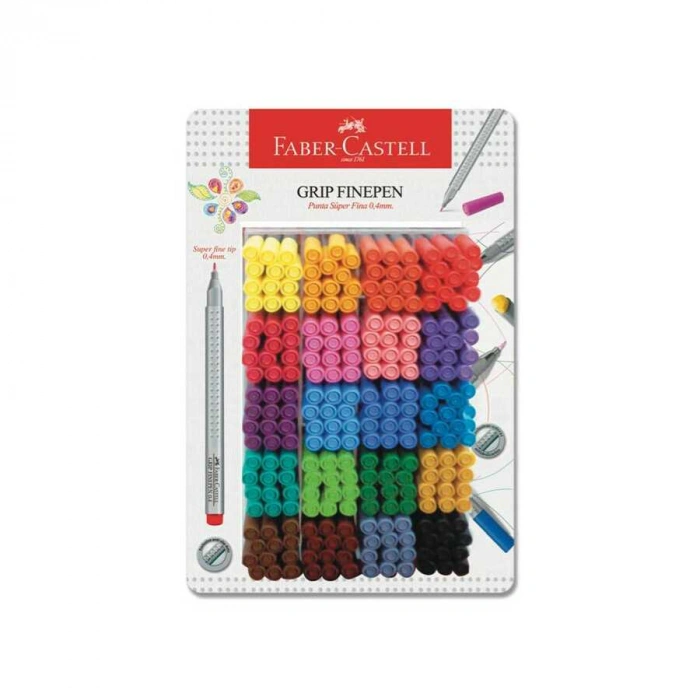 Faber-Castell Keçeli Kalem Finepen Grip 300lü Set