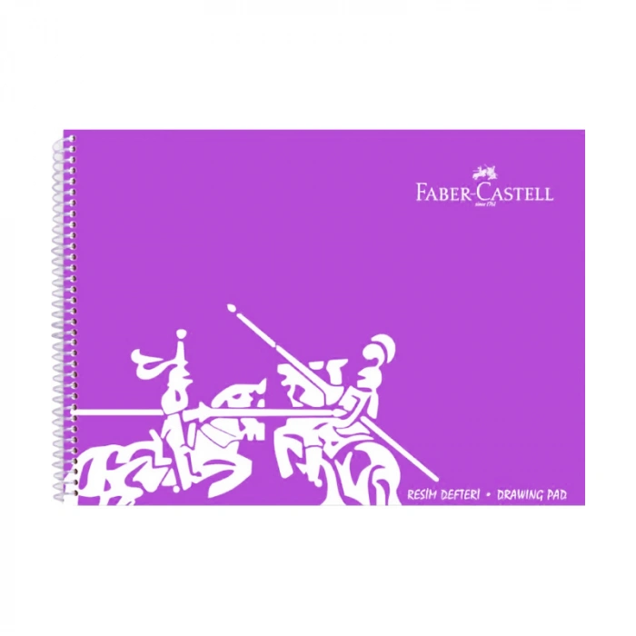 FABER-CASTELL PLASTİK KAPAK RESİM DEFTERİ 35x50 30 YAPRAK (400136)