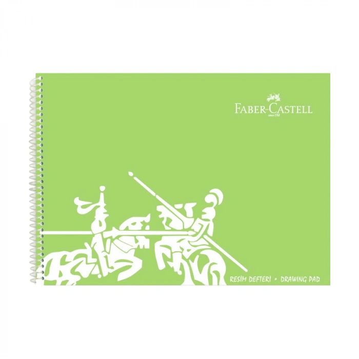 FABER-CASTELL PLASTİK KAPAK RESİM DEFTERİ 35x50 30 YAPRAK (400136)