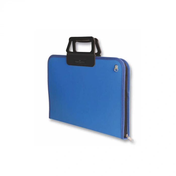 Faber Castell Proje Çantası 28x38 cm Mavi