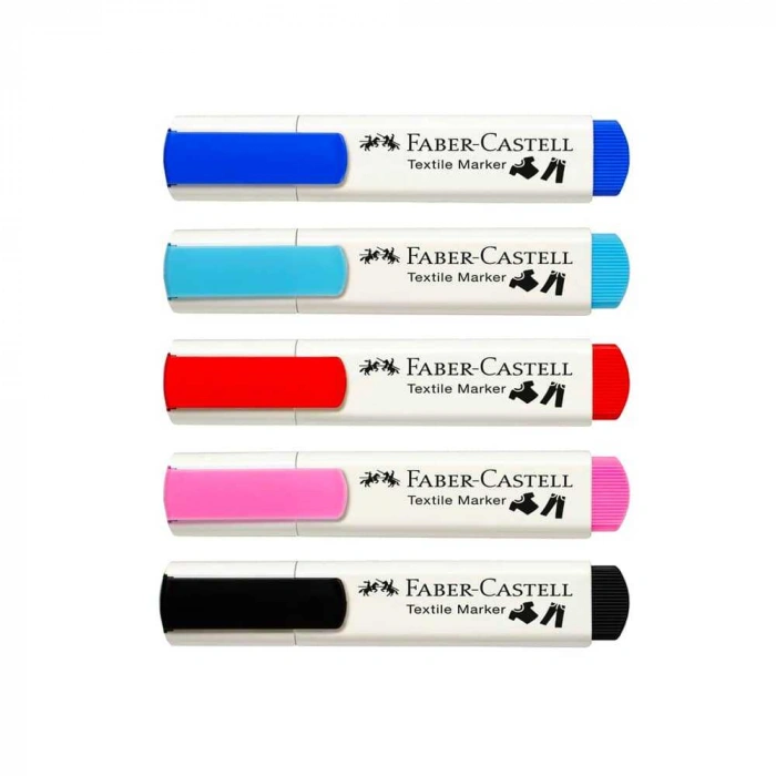Faber-Castell Tekstil Markörü Pastel 5li