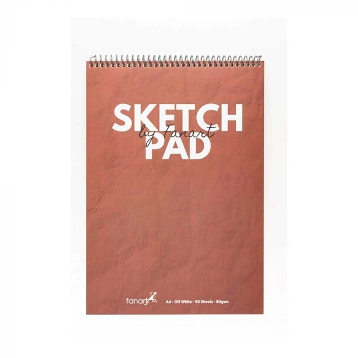Fanart Academy Sketch Book A4 - Bordo 80gr Spiralli