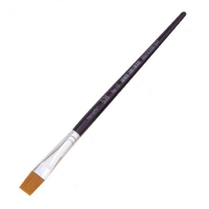 FANART ACADEMY 536C NO:10 SENTETİK KIL YASSI FIRÇA F.7536C-10