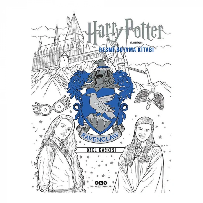Harry Potter Filmlerinden Resmi Boyama Kitabı Ravenclaw Özel Baskısı