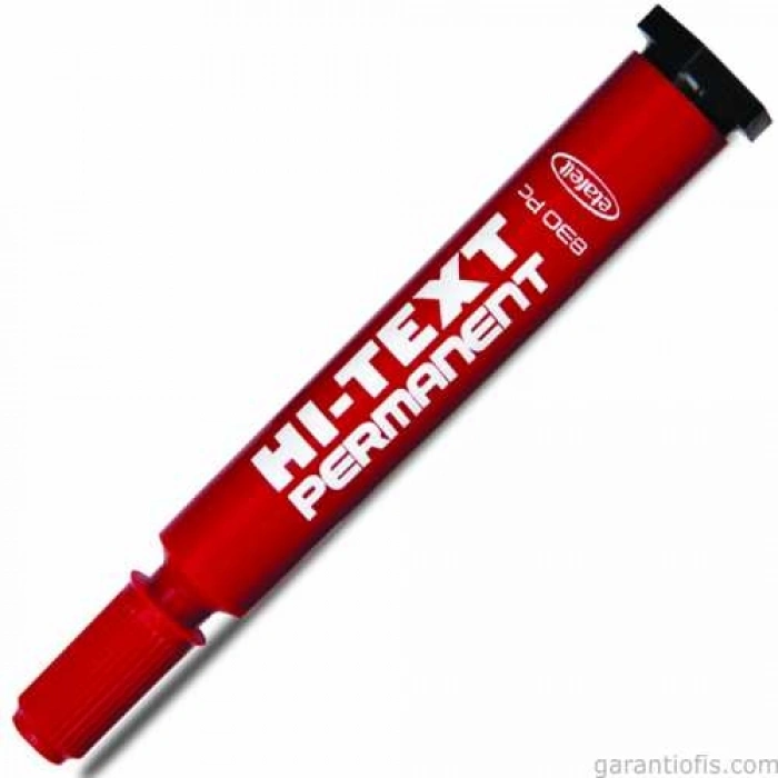Hı-Text 830 PC Kesik Uçlu Kırmızı Koli Kalemi