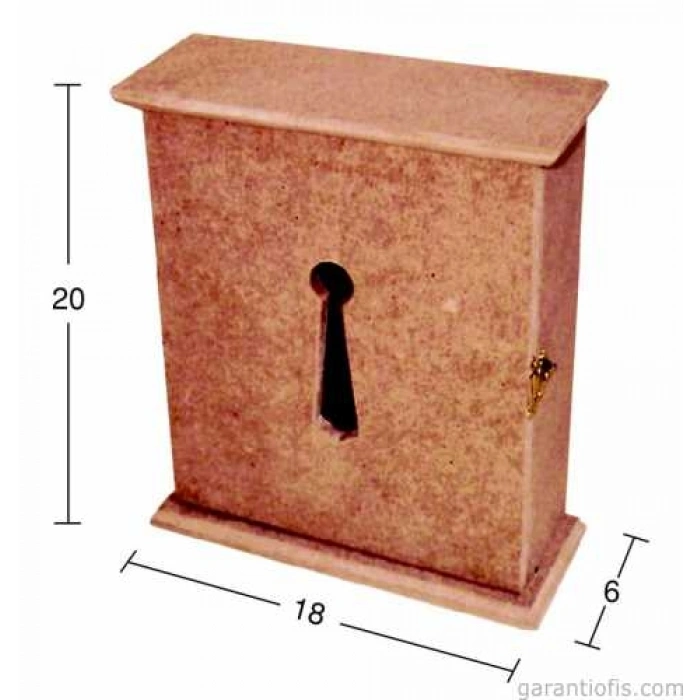 Hobi-Art Boyanabilir Ahşap Anahtar Kutusu Obje A 024