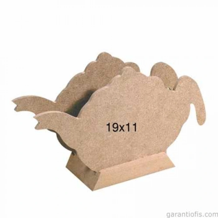 Hobi-Art F 790 Ahşap Çaydanlık Şekilli Peçetelik