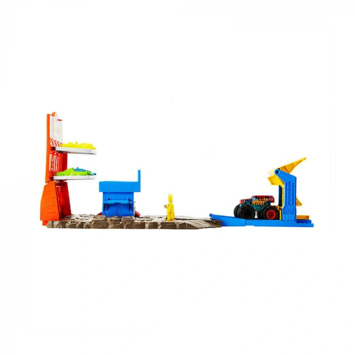 Hot Wheels Monster Trucks Patlama İstasyonu Oyun Seti