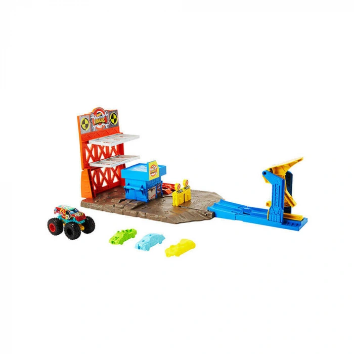 Hot Wheels Monster Trucks Patlama İstasyonu Oyun Seti