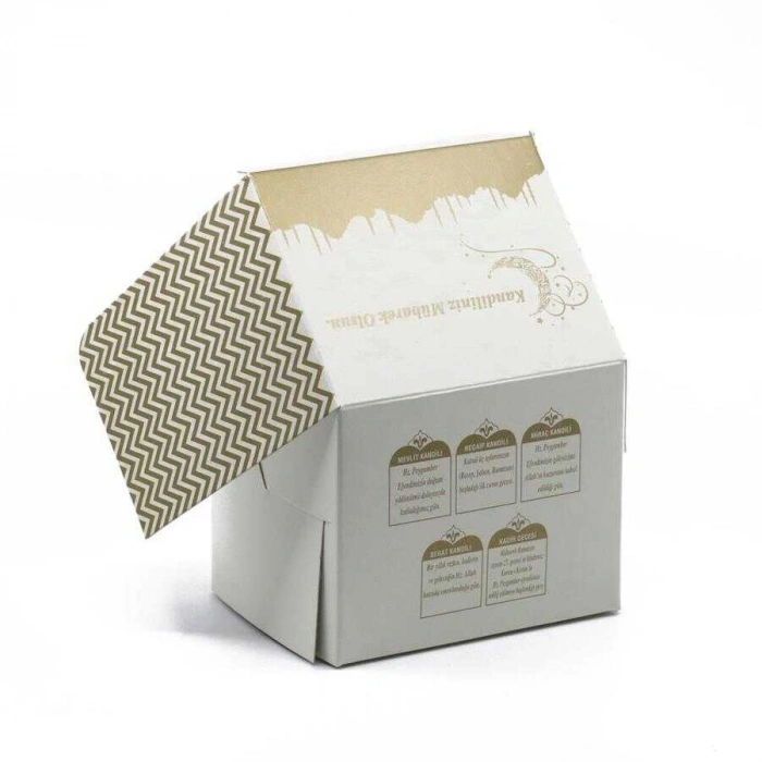 Kandil Simidi Kutusu (5li) 8x8x8 cm - 100 Adet