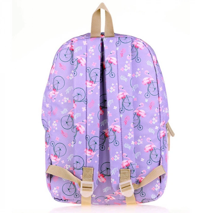KAUKKO K1474 NATURE SIRT ÇANTASI LILAC FLAMINGO
