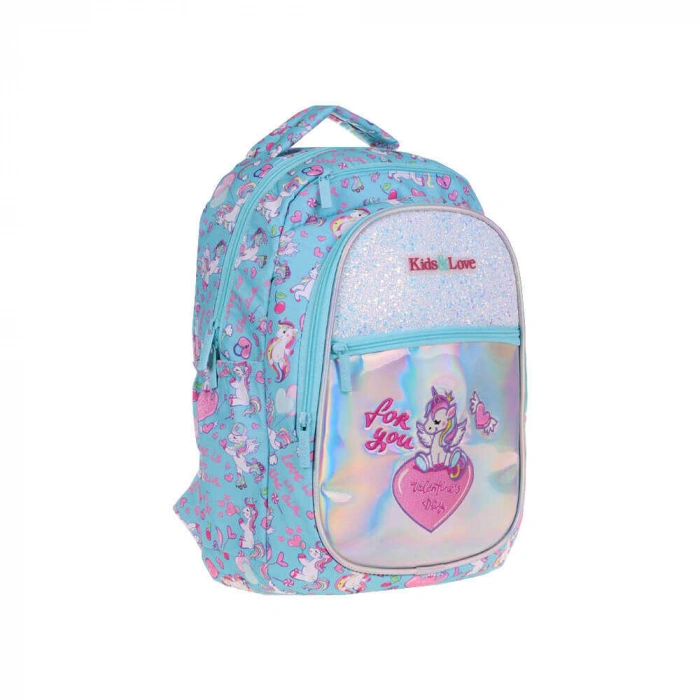 Kaukko Sırt Çantası Kids&Love Unicorn Aynalı-Taşlı