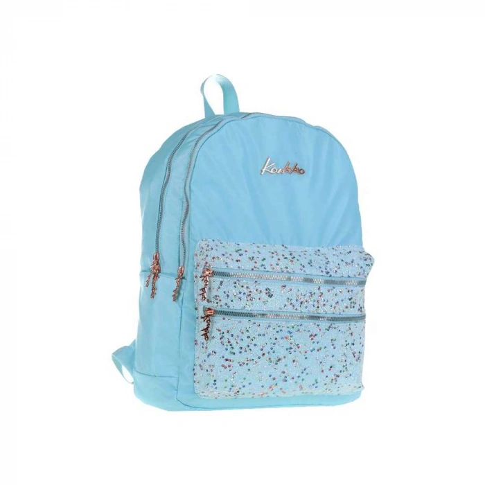 Kaukko Sırt Çantası Magic Dreams Taşlı Pullu-Turkuaz