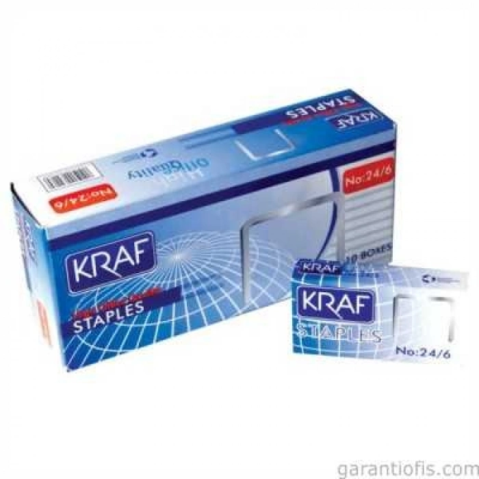 Kraf 255G Bakır Zımba Teli (No:24/6 - 10 lu Paket)