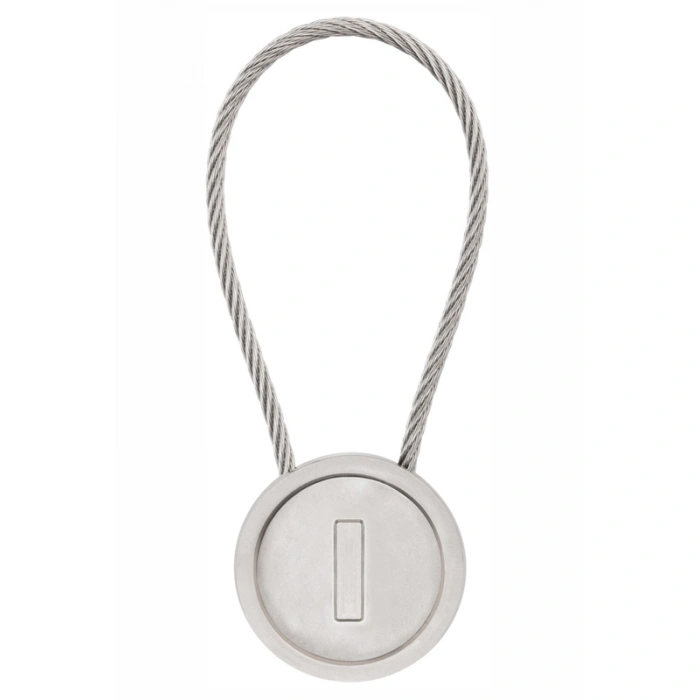 LATON RÖYHKEA METAL ANAHTARLIK I HARFİ ÇİNKO ALAŞIM PASLANMAZ ÇELİK GÜMÜŞ