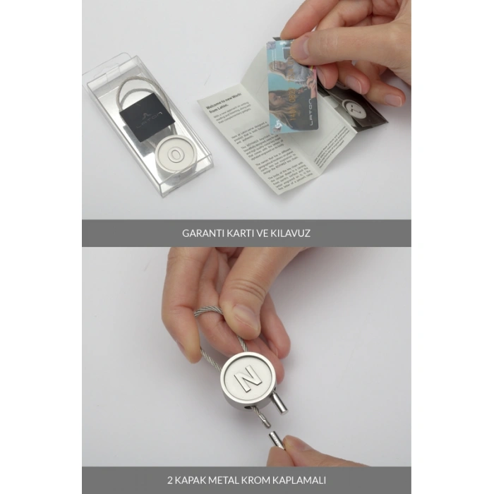 LATON RÖYHKEA METAL ANAHTARLIK Z HARFİ ÇİNKO ALAŞIM PASLANMAZ ÇELİK GÜMÜŞ