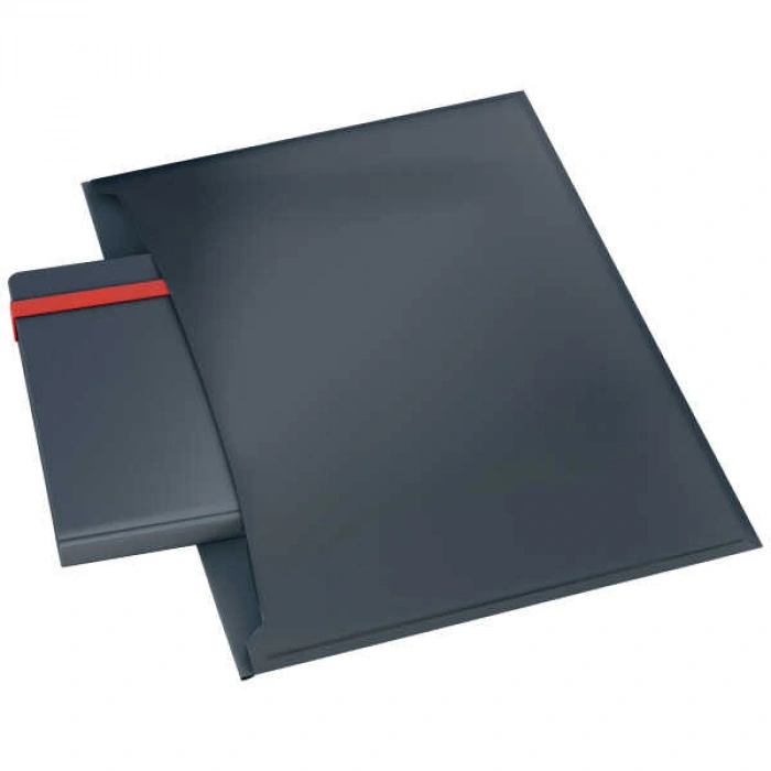 Leitz Cosy Çıtçıtlı, 2 Cepli Gizlilik Dosyası A4 Gri