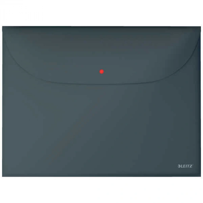 Leitz Cosy Çıtçıtlı, 2 Cepli Gizlilik Dosyası A4 Gri