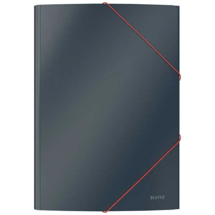 Leitz Cosy Soft Touch Lastik Kilitli Dosya A4 Gri