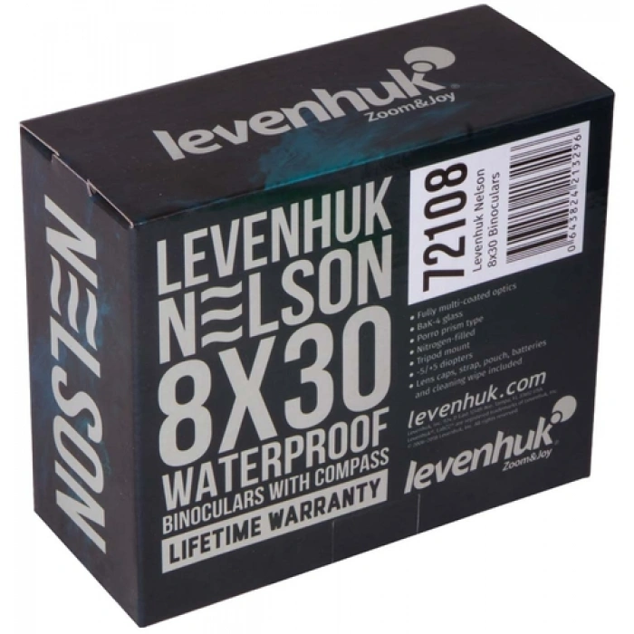Levenhuk Nelson 8x30 Binoküler Dürbün