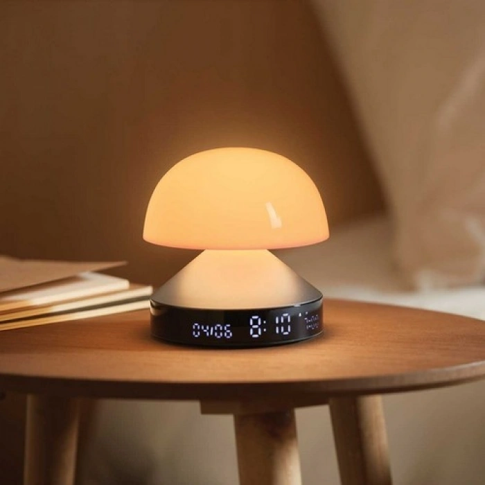 Lexon Mina Sunrise Alarm Saatli Gün Işığı Simulatörü Metalik Gri LR153MX