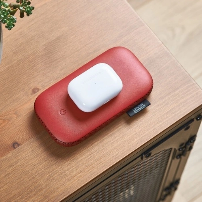 Lexon Powersound Deri Kablosuz  Şarj Cihazı ve Bluetooth Hoparlör LA128R